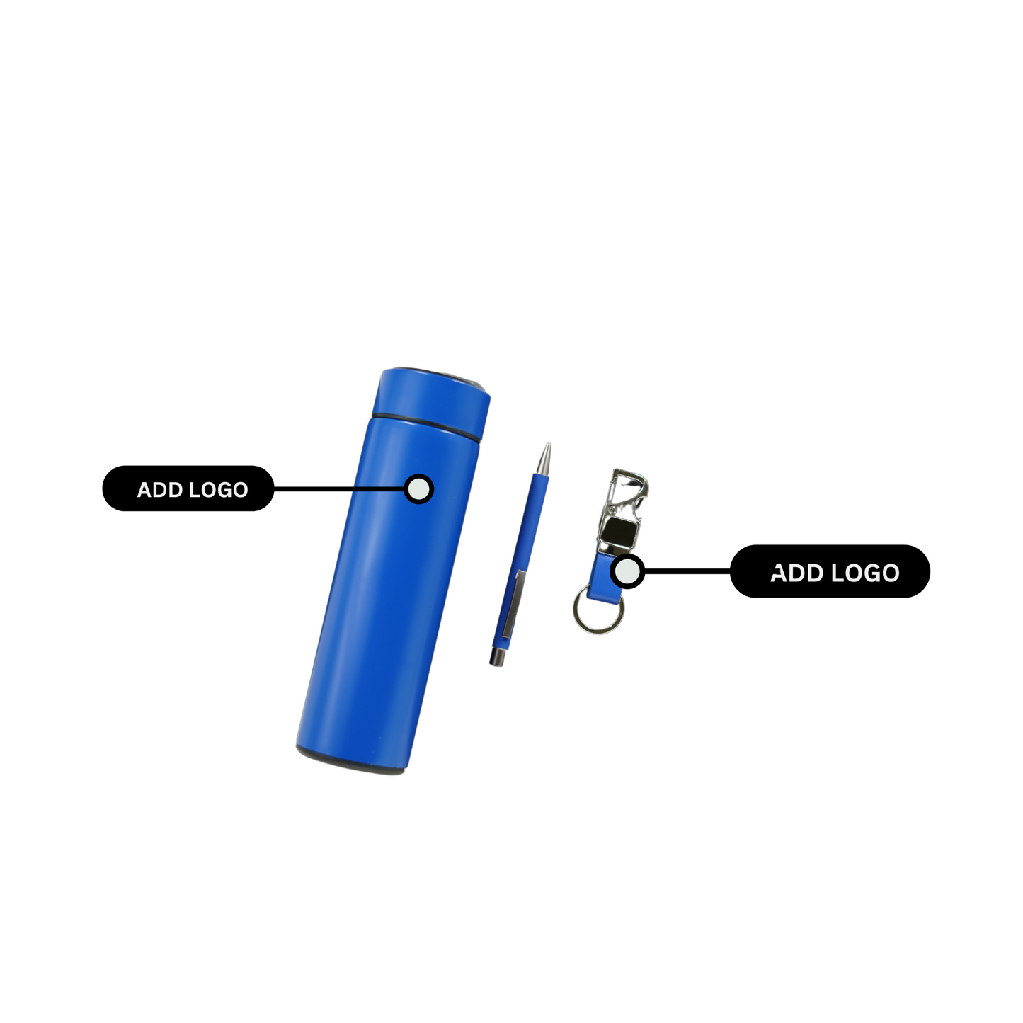 Customizable Blue Corporate Gift Set