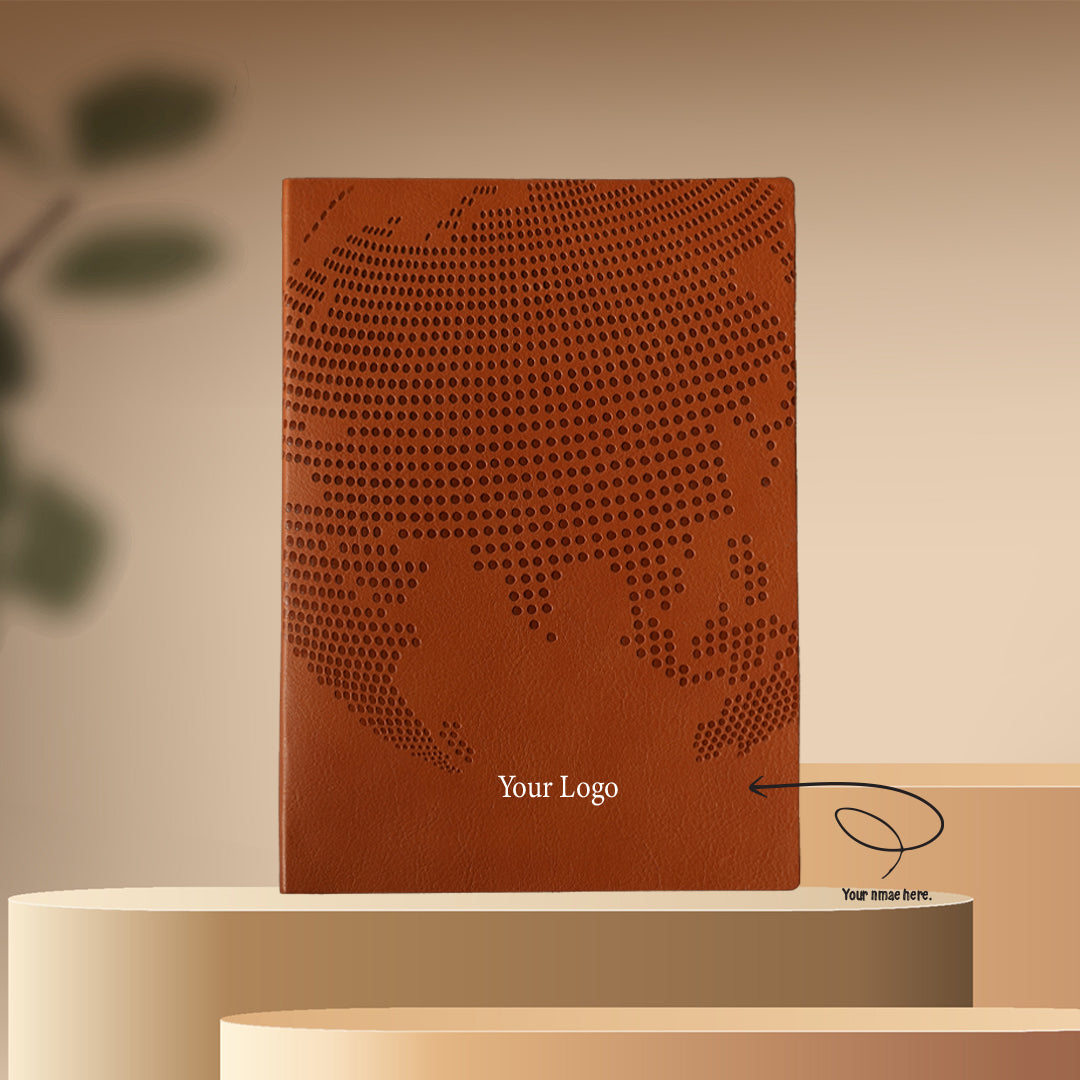 A5 notebook with memorandum, month planner & bookmark ribbon