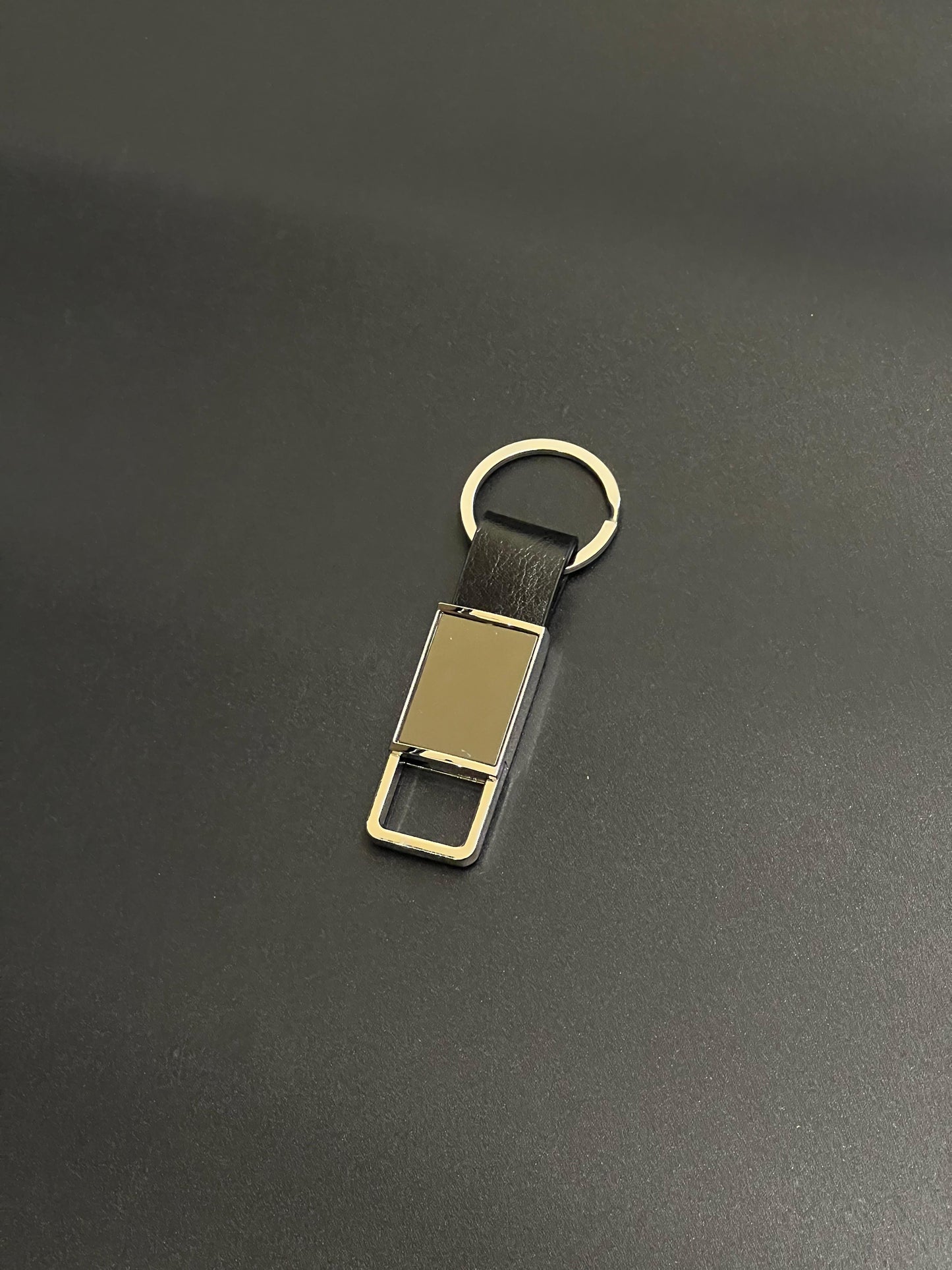 Rectangle Style Hanging Carabiner Keychain (With PU Strap)