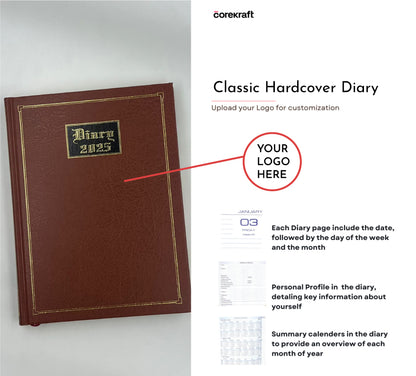 Classic Hardcover Diary  #D29