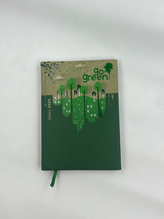 Go Green Cover Diary  #DR12