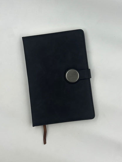 Black leather Finish diary #D20