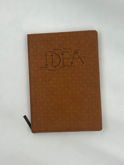 Brown idea concept leather Finish diary#D22