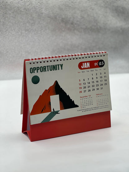 Customizable desk calendar 2025 #CLDR06