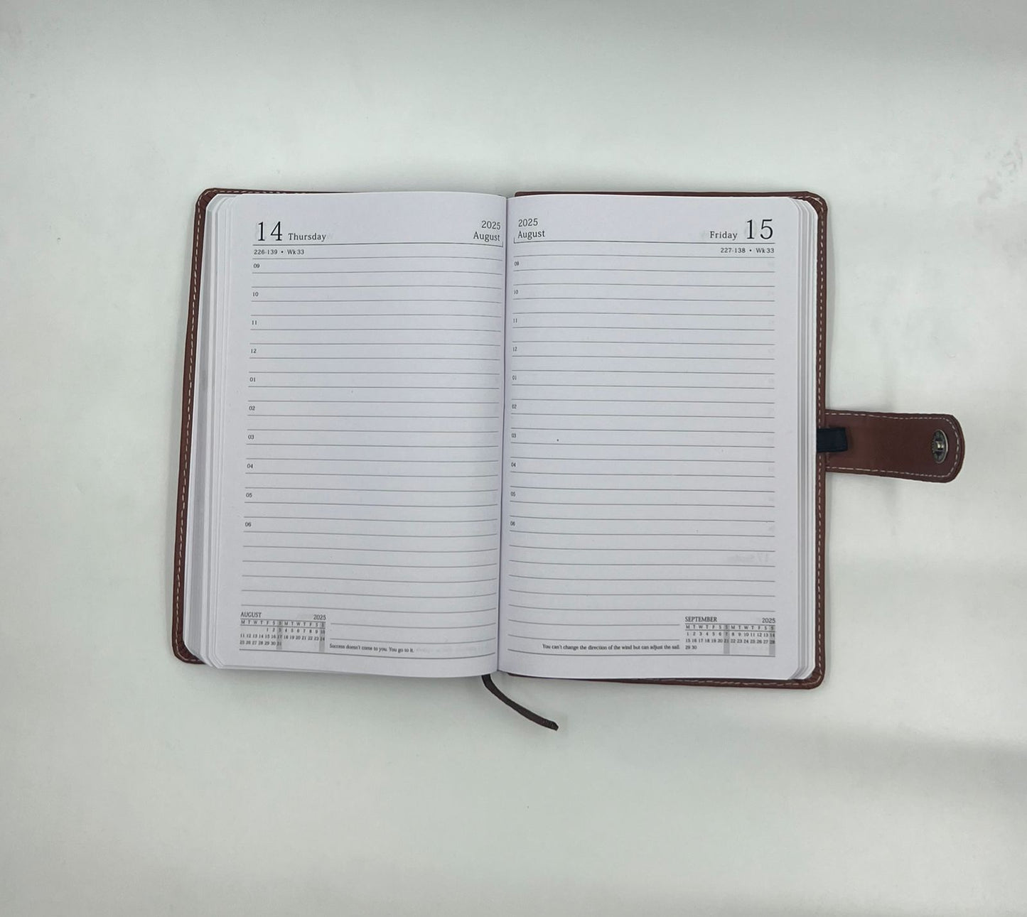 Premium Tan Leather Diary #D30