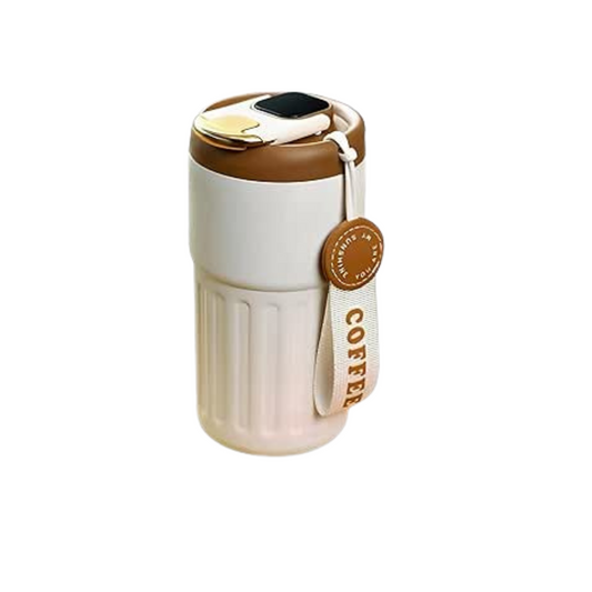 Portable Coffee Travel Mug with Leak-Proof Lid