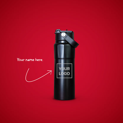 Black Curve Water Bottle